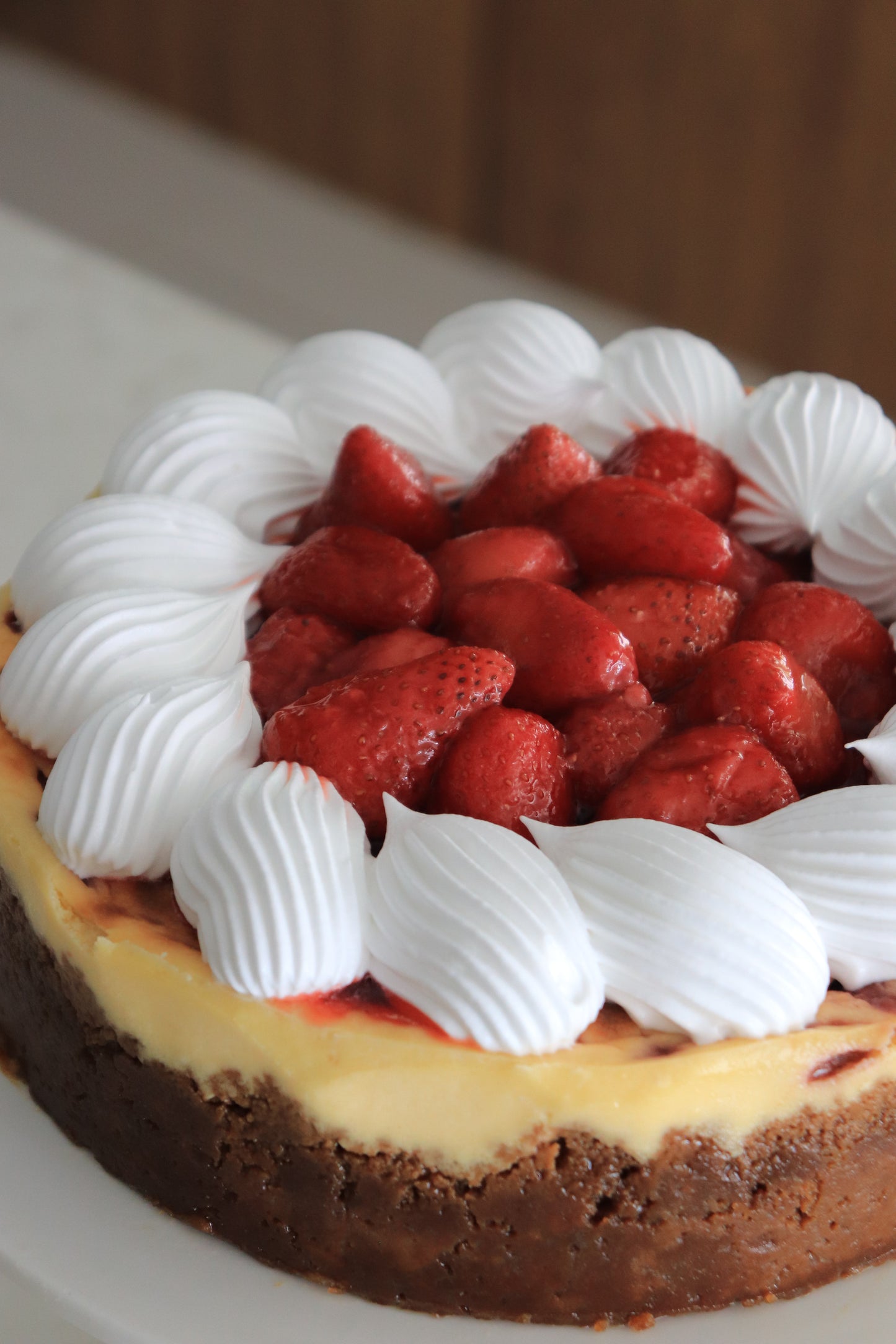 Strawberry Tokeru Cheesecake