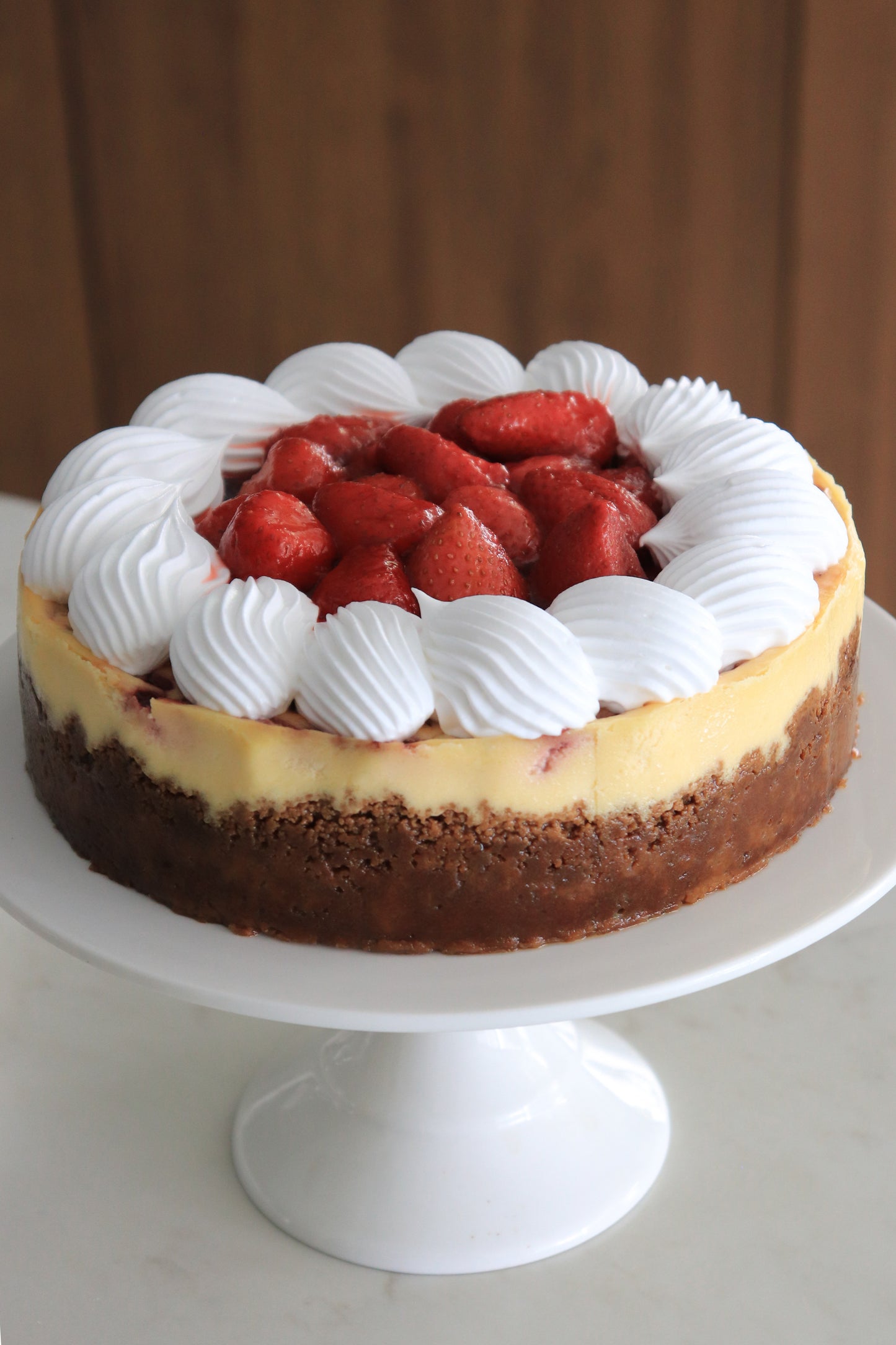 Strawberry Tokeru Cheesecake