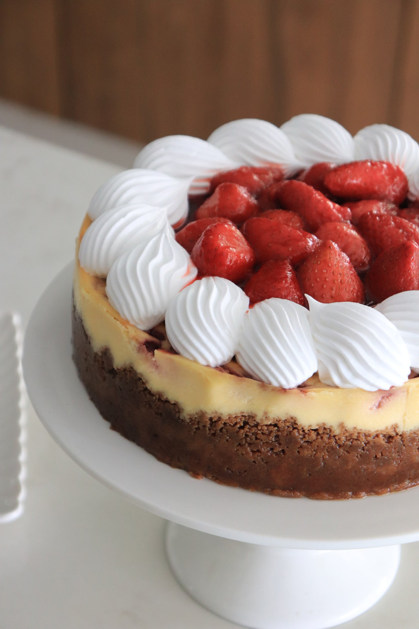 Strawberry Tokeru Cheesecake