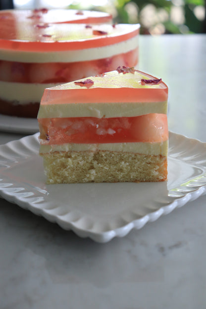 Lychee Blossom Mousse Cake